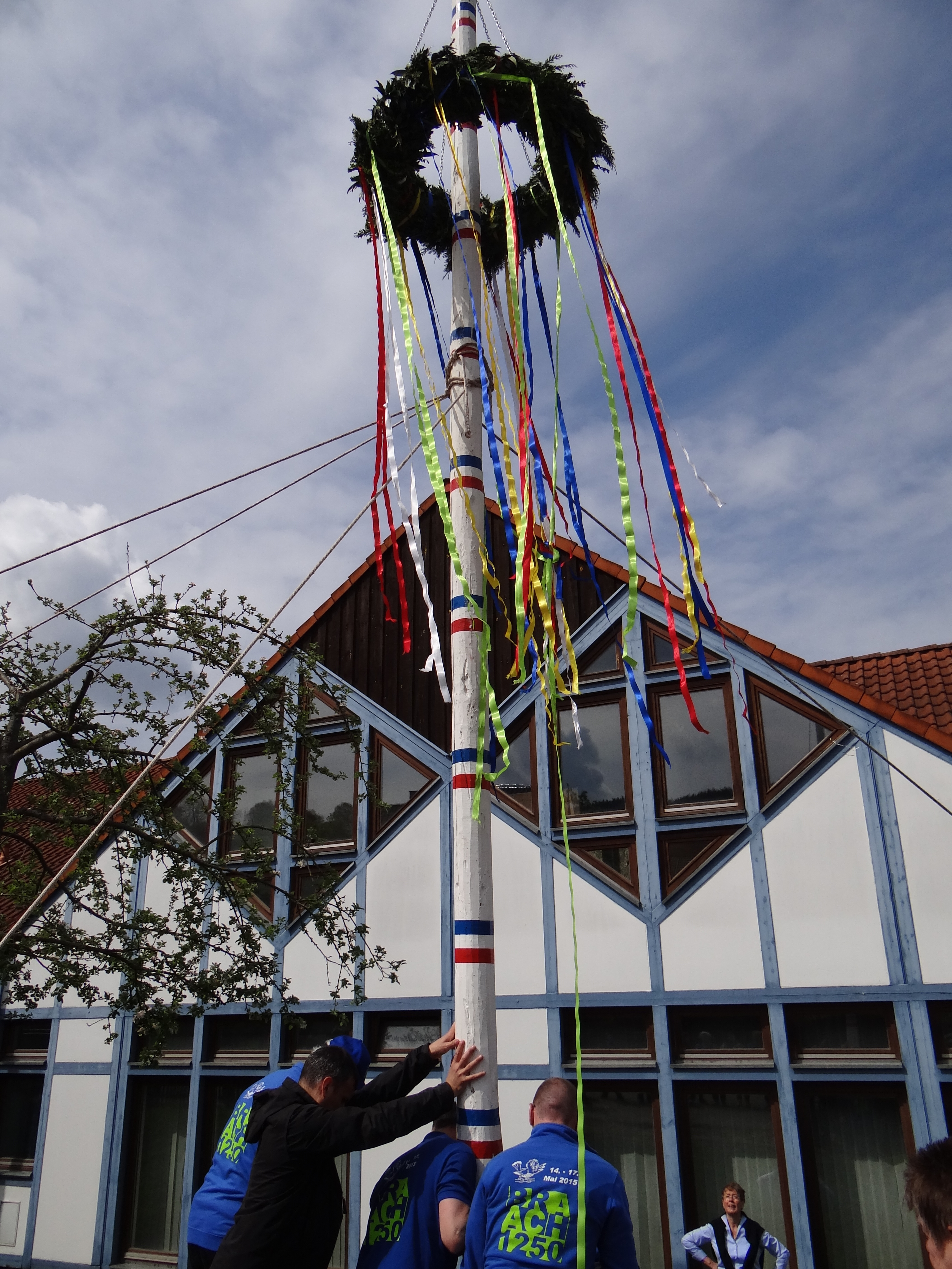 Maibaumaufstellung 2015